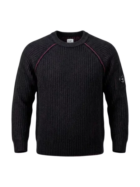 Sweter C.p. Company wełniany czarny
