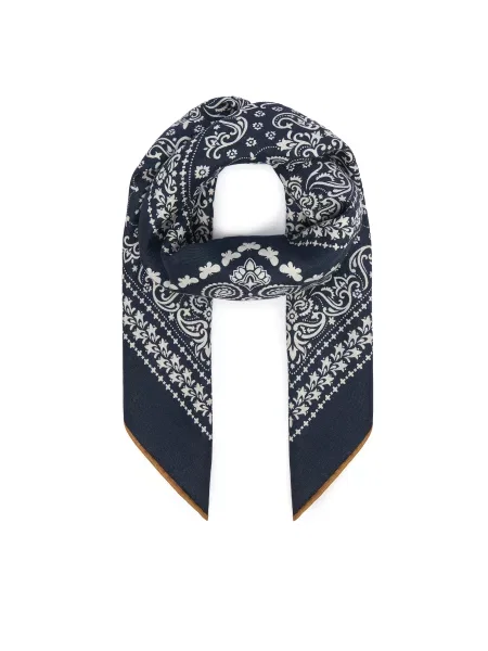 Weekend Max Mara Φουλάρι Tauro Σκούρο μπλε