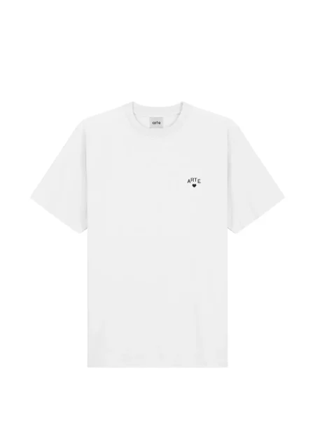 Tricou Arte Antwerp cu imagine alb