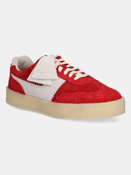 Clarks Originals sneakers din piele intoarsă Tor 80 femei rosu