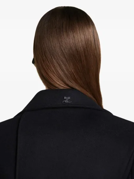 Palton Courreges asimetric negru