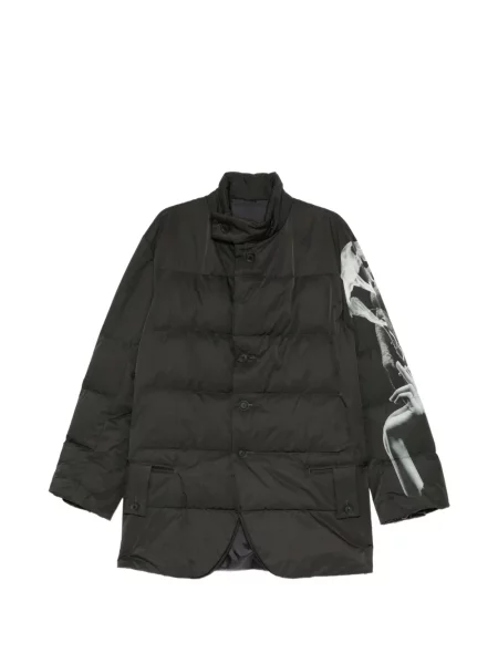 Geacă Yohji Yamamoto cu imagine negru