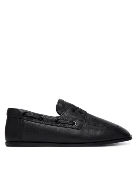 Calvin Klein Κλειστά παπούτσια Ess Boatshoe Lth μαύρο