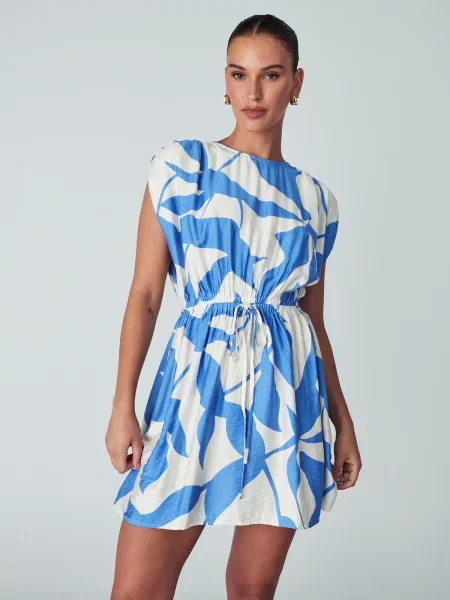 Willa Rochie Char albastru alb