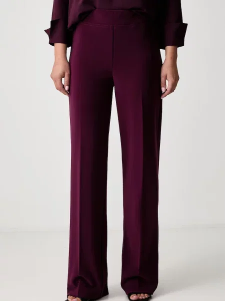 Joseph Ribkoff pantaloni wide leg pentru femei violet