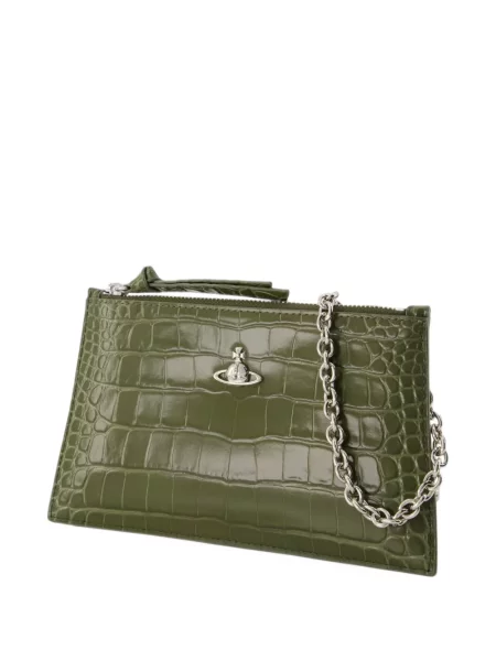 Geantă plic Vivienne Westwood verde