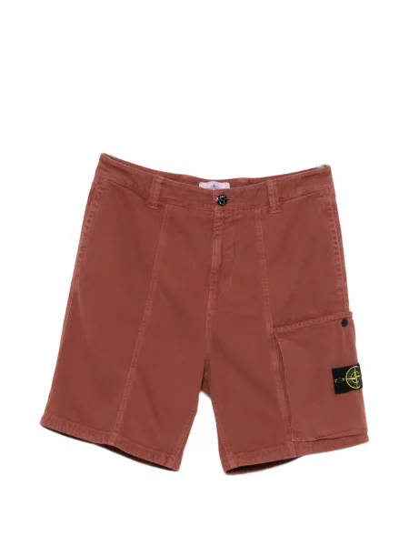 Šortky cargo Stone Island s kamínky červené