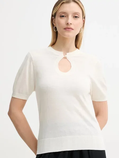 By Malene Birger Svetr z vlněné směsi TALA béžový