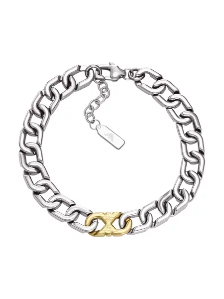 Emporio Armani férfi rozsdamentes acél karkötő Eagle Logo