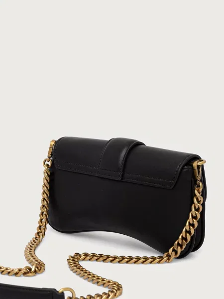 Just Cavalli torebka crossbody z imitacji skóry czarna