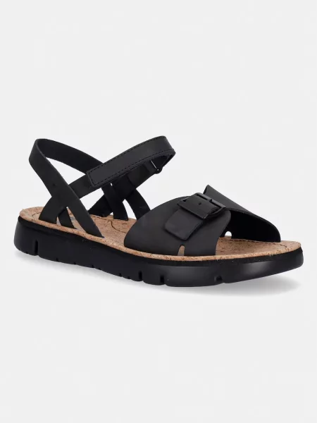 Camper sandali usnjeni Oruga Sandal črna