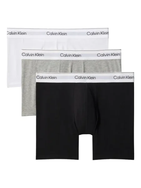 Boxeri Calvin Klein Underwear cu autograf gri