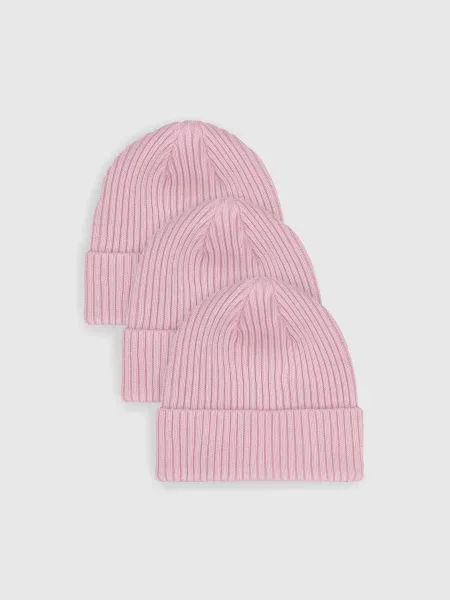 Ейсік Шапка Унісекс Вовна/акрил рожевий