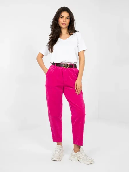 Pantaloni Italy Moda alb