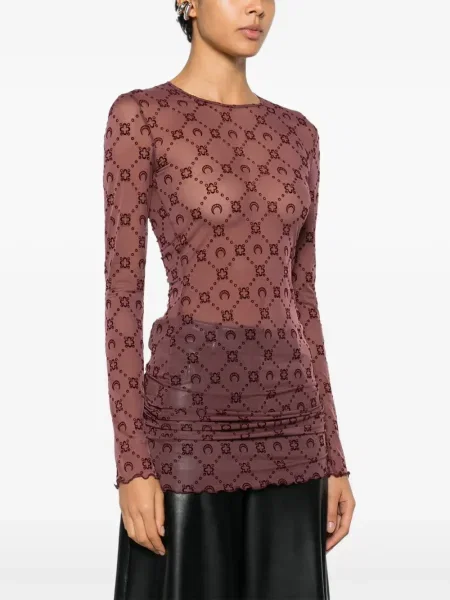 Rochie maxi Marine Serre lungă de costum mini violet
