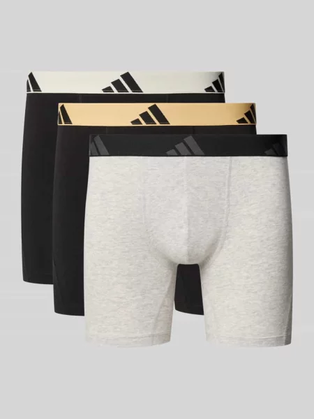 Obcisłe bokserki w zestaw 3 szt. z mieszanka bawełny Adidas Sportswear