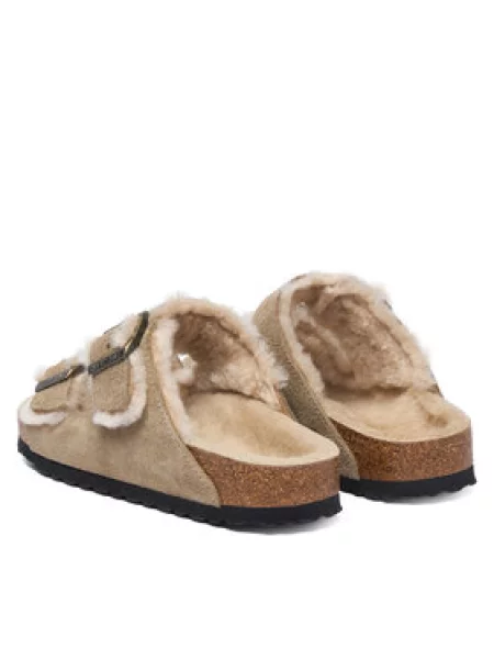 Birkenstock Šlepetės Arizona Shearling smėlio