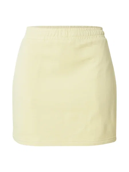 Fustă Urban Classics din material terry galben