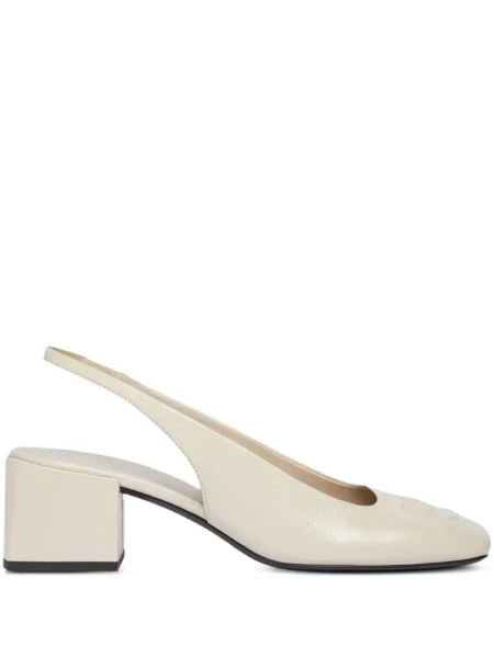 Pantofi cu toc Courreges slingback