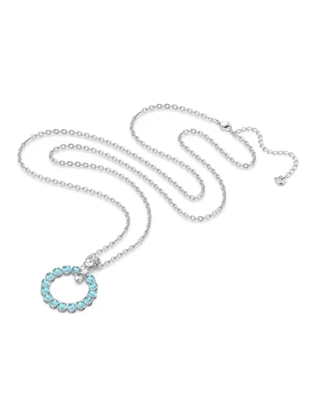 Naszyjnik Swarovski szary