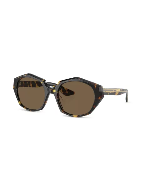 Ochelari de soare Oliver Peoples cu imprimeu geometric verde