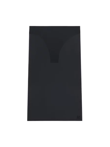 Spódnica midi Courreges do kolan czarna