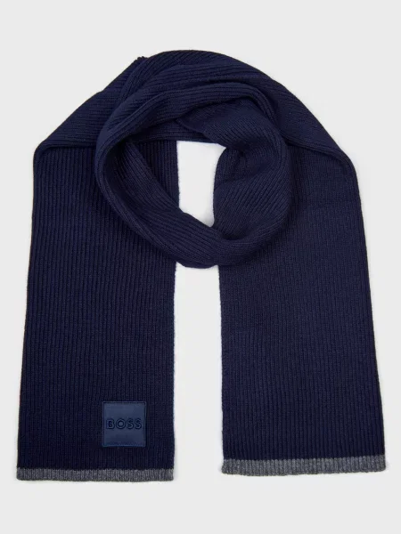 Шарф Boss синий