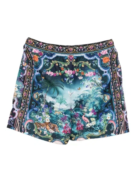 Slip de baie Camilla cu imagine negru