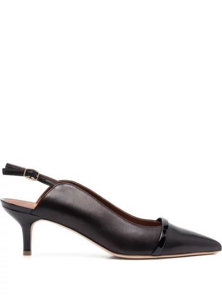 Pantofi cu toc Malone Souliers slingback negru