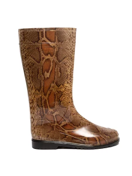 Резиновые сапоги Oldcom коричневые