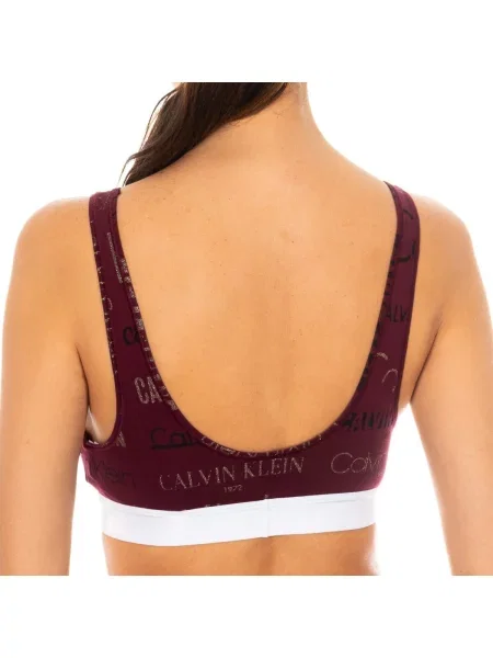 Grudnjak Calvin Klein Jeans crvena