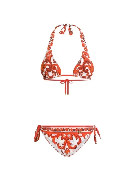 Bikini Dolce & Gabbana cu imagine alb