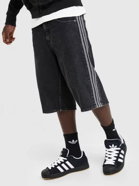 Krátký džínové šortky Adidas Originals černé