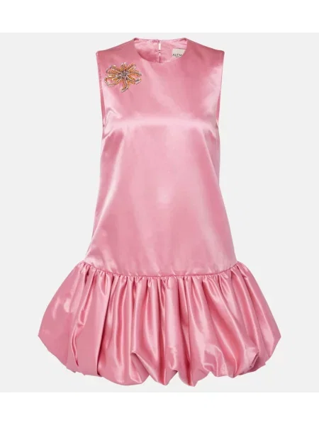 Rochie Alemais din satin roz