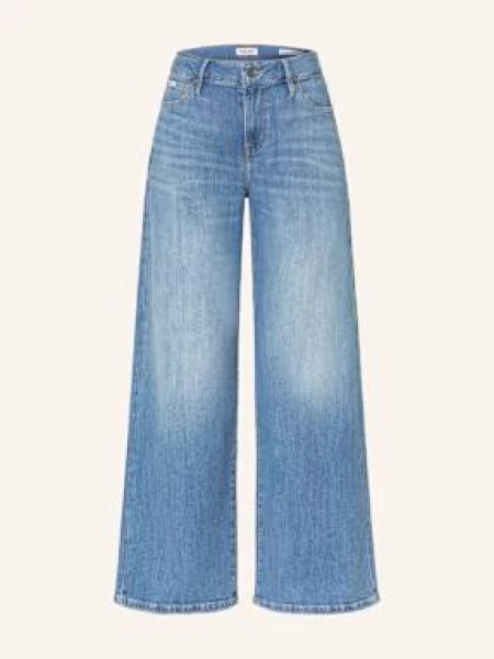 Guess Jeans Jeansy Wide Leg blau