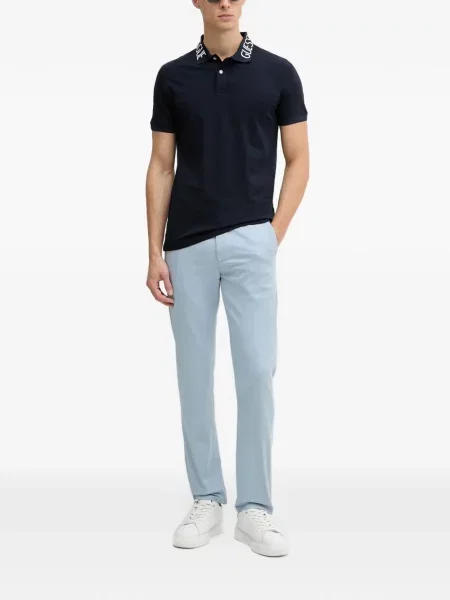 Tricou polo Guess albastru