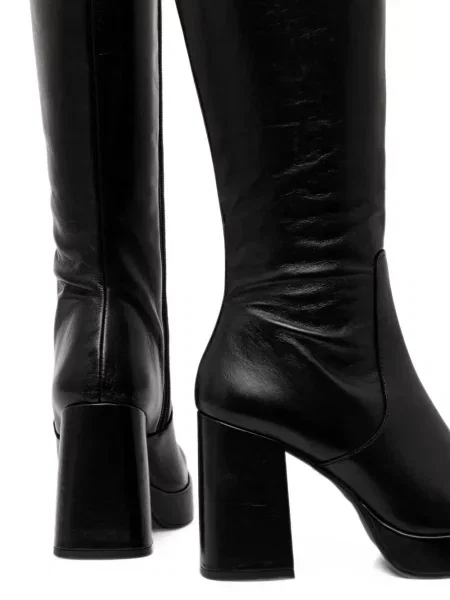 Botine Jonak Paris cu platformă negru