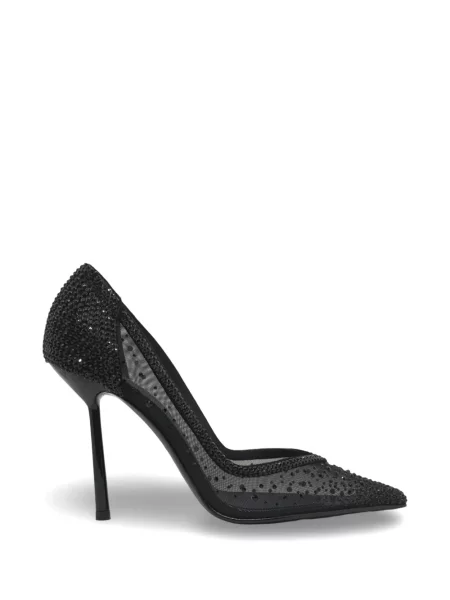 Pantofi cu toc Le Silla plasă negru
