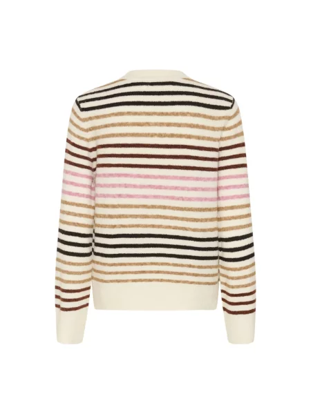 Sweter Inwear wełniany z dekoltem w serek
