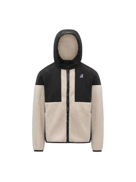 Kurtka K-way typu teddy czarna