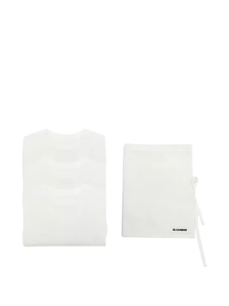 Cămașă Jil Sander cu broderie alb