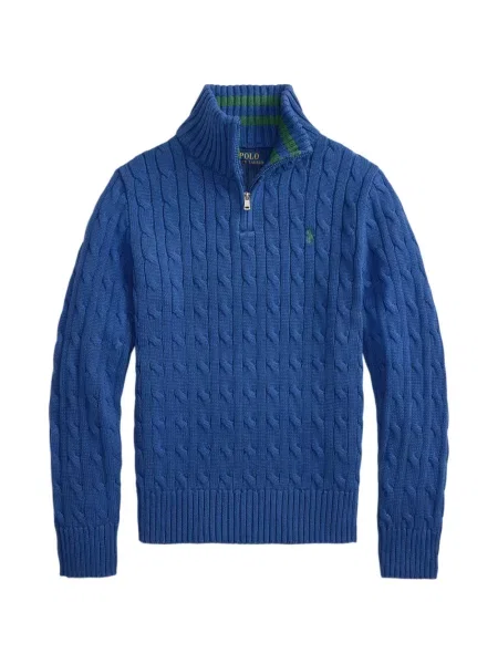 Sweter dziecięcy Polo Ralph Lauren niebieski
