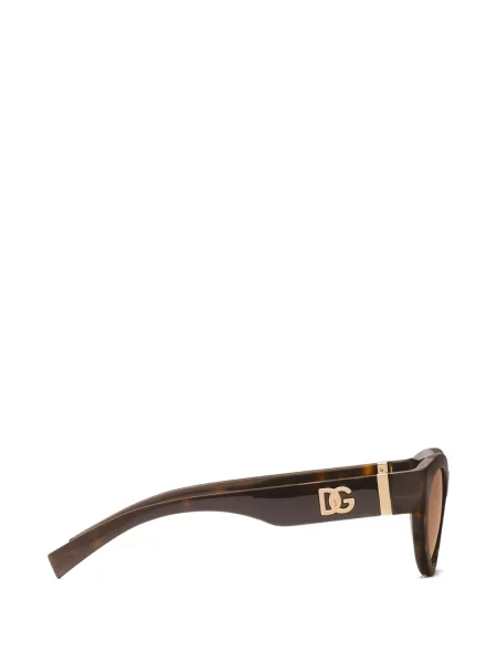 Sunčane naočale Dolce & Gabbana Eyewear s autogramom smeđa