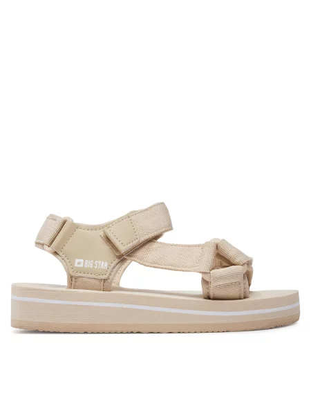 Треккинговые сандалии Big Star Shoes бежевые