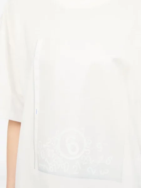 Μπλούζα Mm6 Maison Margiela λευκό