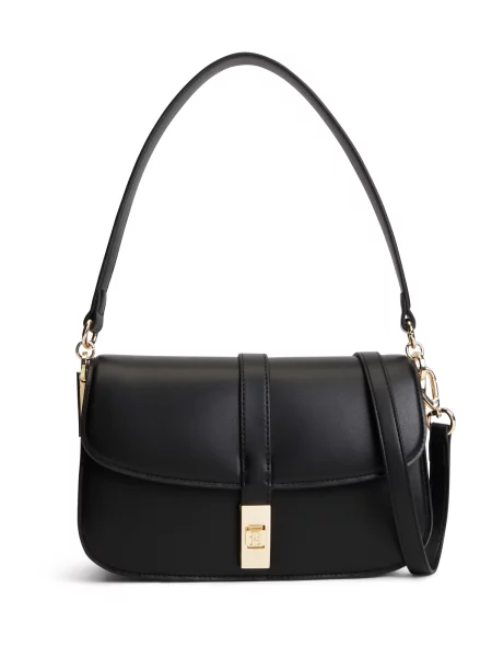 Geantă Tommy Hilfiger Th Heritage Conv Crossover negru