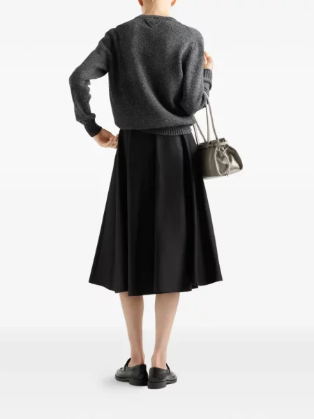 Fustă midi Prada negru