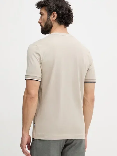BOSS T-shirt basic Thompson 04 beżowa