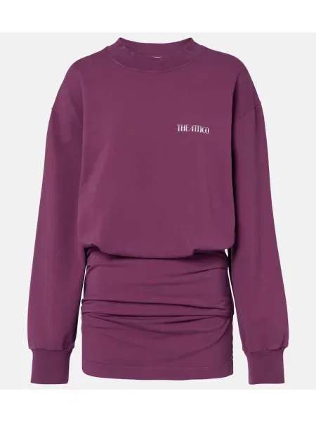 Hanorac din fleece The Attico din fleece bordo