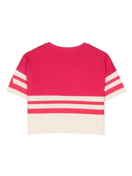 Koszulka dziecięca Moncler Enfant różowa